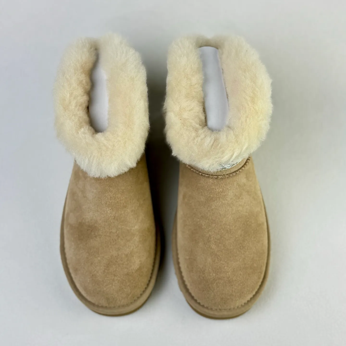 Local 💰560 Guangzhou top version ❗UGG Classic Novelty cow split leather fashionable round toe snow boots women’s style arrived